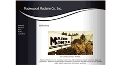 Desktop Screenshot of maplewoodmachine.com