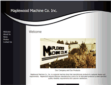 Tablet Screenshot of maplewoodmachine.com